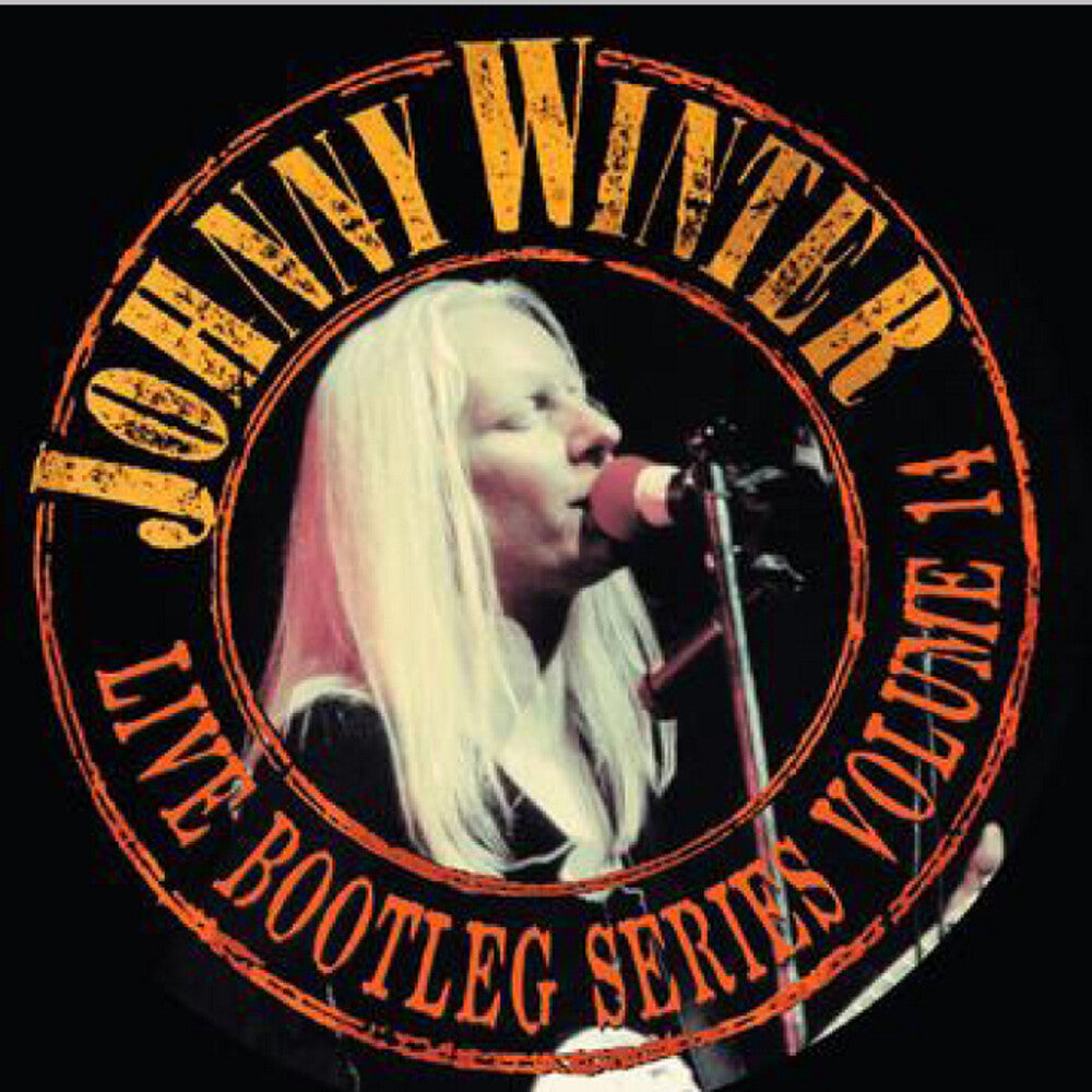 the album cover for Johnny Winter - Live Bootleg Series 14 [Colored Vinyl] (Gol) (Dicu)