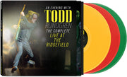 the album cover for Todd Rundgren - An Evening With Todd Rundgren: The Complete Live At The Ridgefield [Green/Red/Yellow]