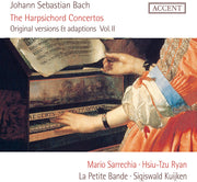 the album cover for Mario Sarrechia  / La Petite Bande - Bach: Harpsichord Concertos Vol.2