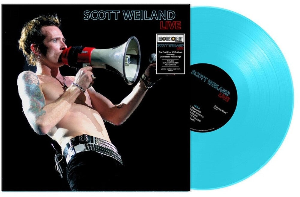 the album cover for Scott Weiland - Live [Blue] [RSD 2026]