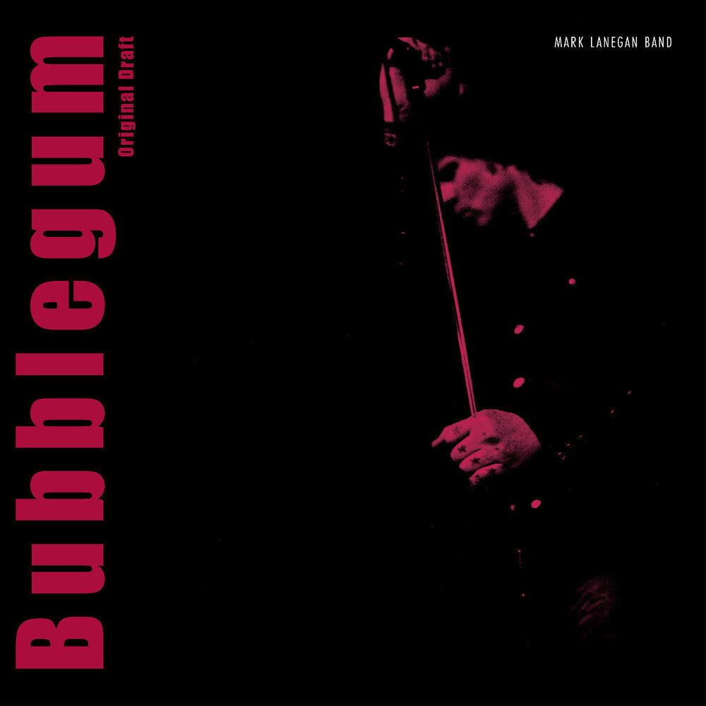 the album cover for Mark Lanegan - Bubblegum (Original Draft) [Colored Vinyl] [RSD 2026]