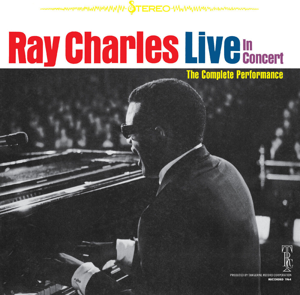 the album cover for Ray Charles - Ray Charles Live In Concert [180 Gram] [RSD 2026]