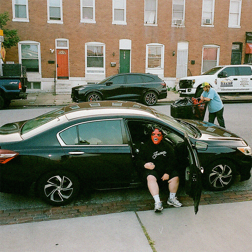 the album cover for John Wells - I don't wanna die (Pt. 1 & 2) [Translucent Red]