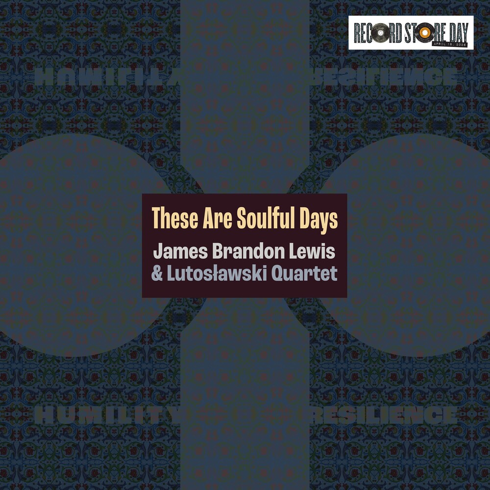 the album cover for James Lewis  Brandon - These Are Soulful Days [RSD 2026]