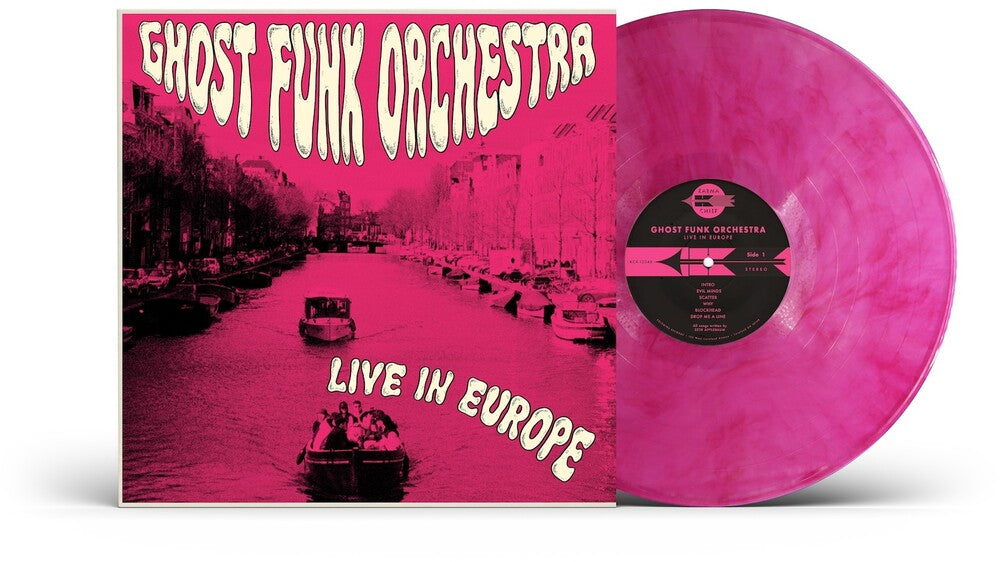 the album cover for Ghost Funk Orchestra - Live In Europe [Pink] [RSD 2026]