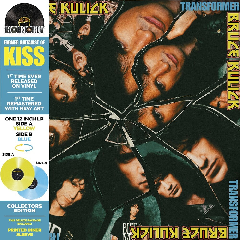 the album cover for Bruce Kulick - Transformer (Deluxe Limited Edition Reissue) [Colored Vinyl] [RSD 2026]