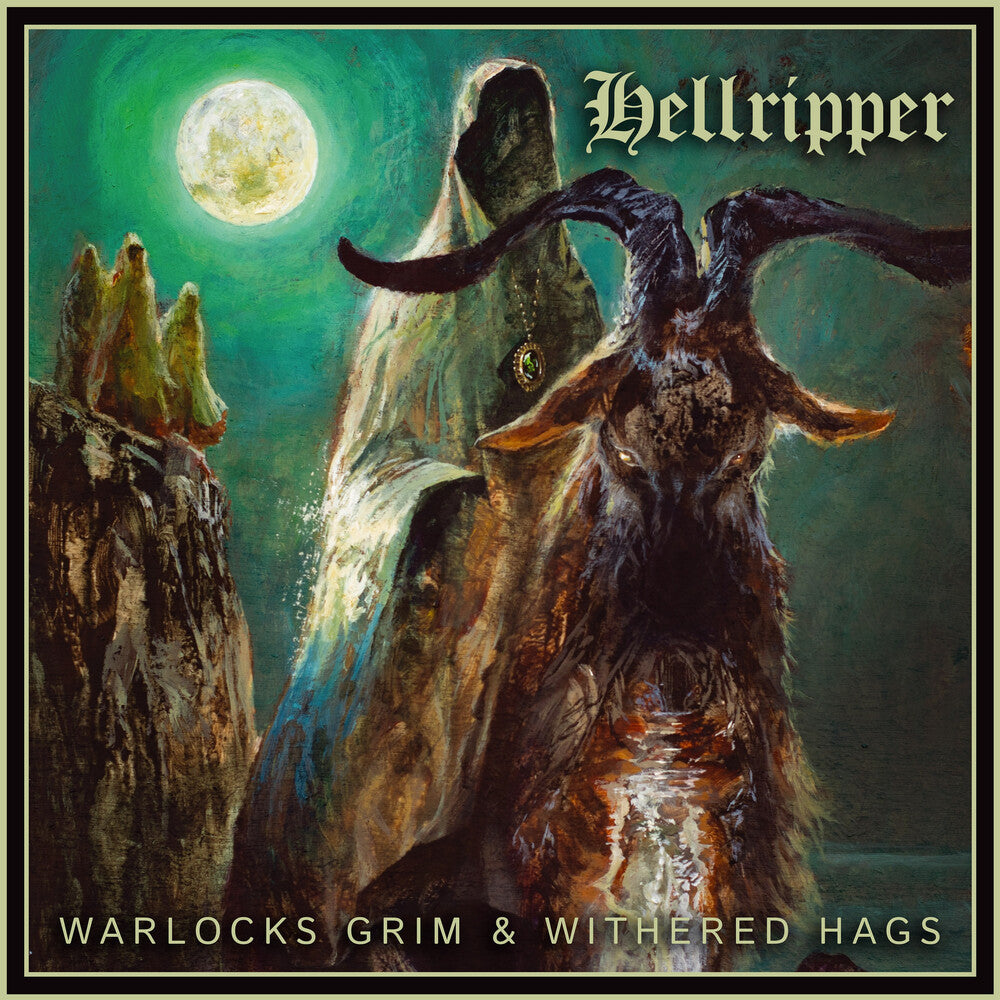 the album cover for Hellripper - Warlocks Grim & Withered Hags