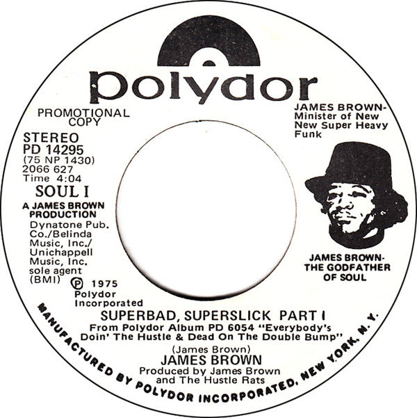 James Brown : Superbad, Superslick (7", Promo)