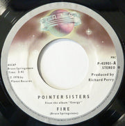 Pointer Sisters : Fire (7", PRC)