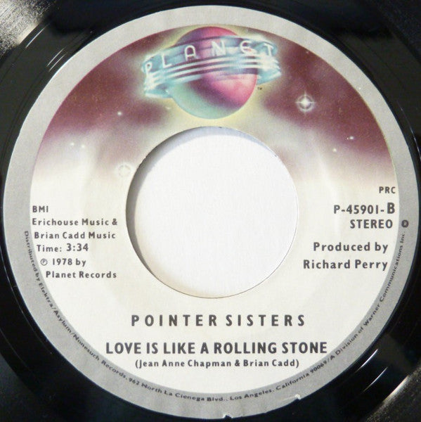 Pointer Sisters : Fire (7", PRC)
