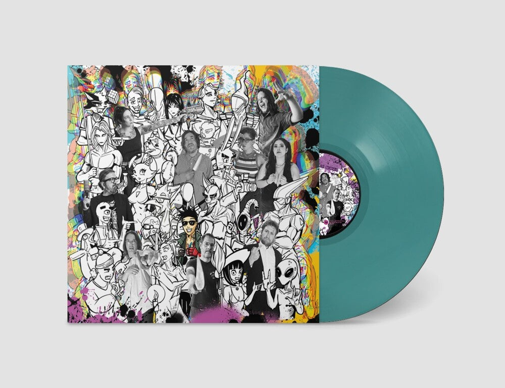 the album cover for Las Cruxes - Las Cruxes [Indie Exclusive] (Blue) [Colored Vinyl]