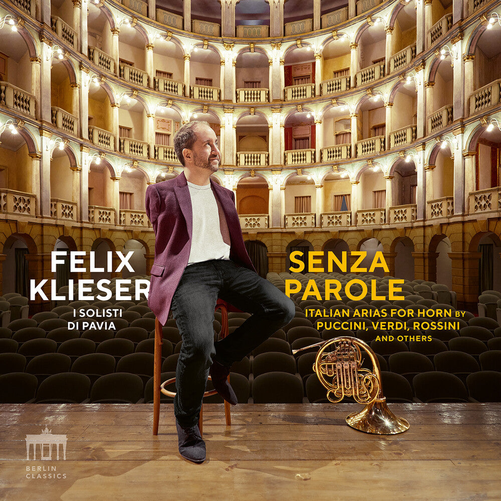 the album cover for Felix Klieser - Senza Parole