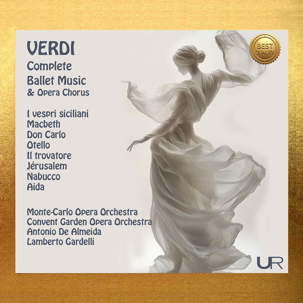the album cover for Antonio Almeida  De - Verdi: Complete Ballet Music & Opera Chorus