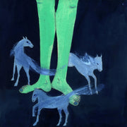 the album cover for Helicopter Leaves - Sabrina [Clear Vinyl]