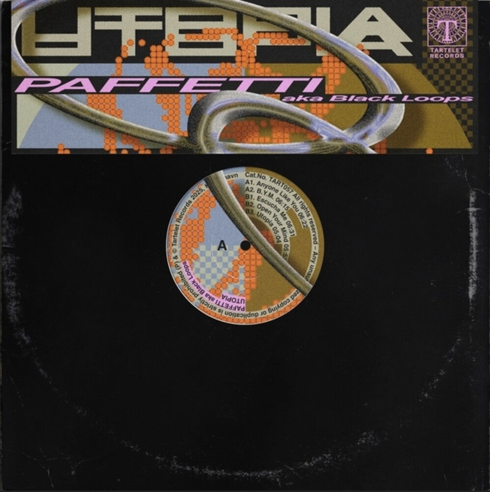 the album cover for Black Loops - Utopia