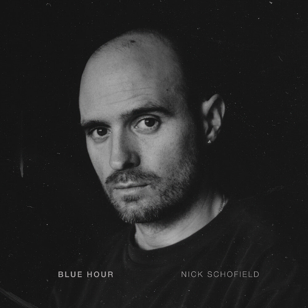 the album cover for Nick Schofield - Blue Hour - Clear [Clear Vinyl]