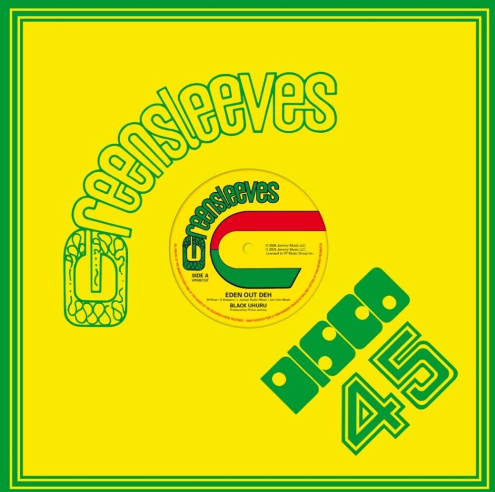 the album cover for Black Uhuru - Eden Out Deh