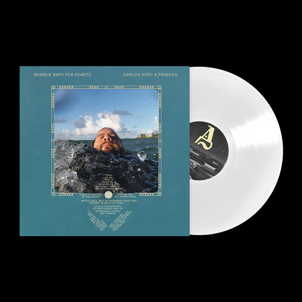 the album cover for Carlos Nino - Bubble Baths For Giants