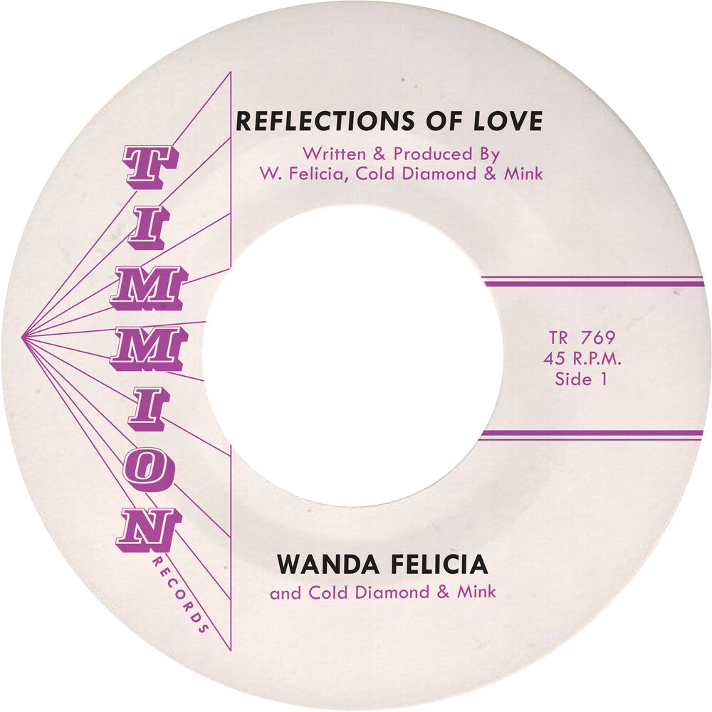 the album cover for Wanda Felicia / Cold Diamond & Mink - Reflections Of Love