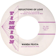 the album cover for Wanda Felicia / Cold Diamond & Mink - Reflections Of Love - Pink [Colored Vinyl] (Pnk)