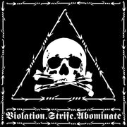 the album cover for Revenge - Violation Strife Abominate (Blk) [Colored Vinyl] (Gate)
