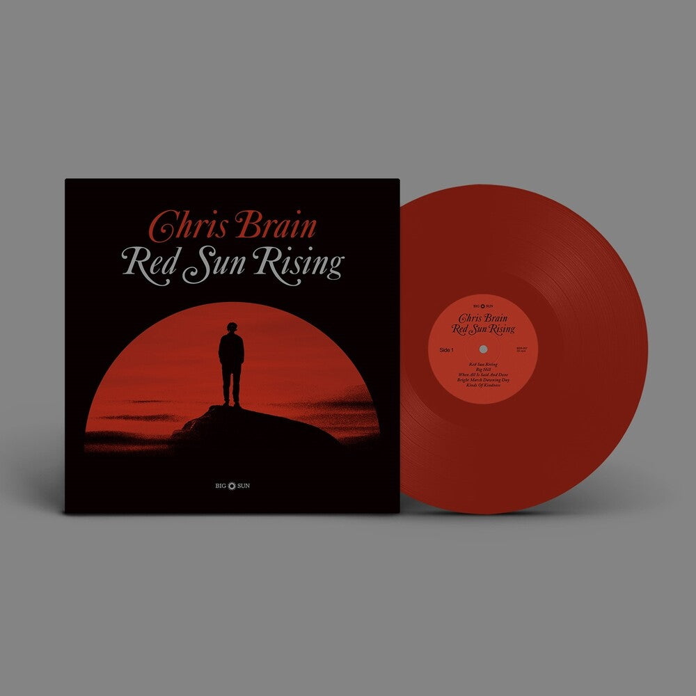 the album cover for Brain, Chris - Red Sun Rising - Gatefold Red Colored Vinyl