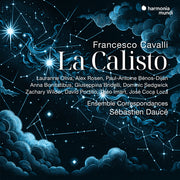 the album cover for Ensemble Correspondance / Sebastien Dauce - Cavalli: La Calisto