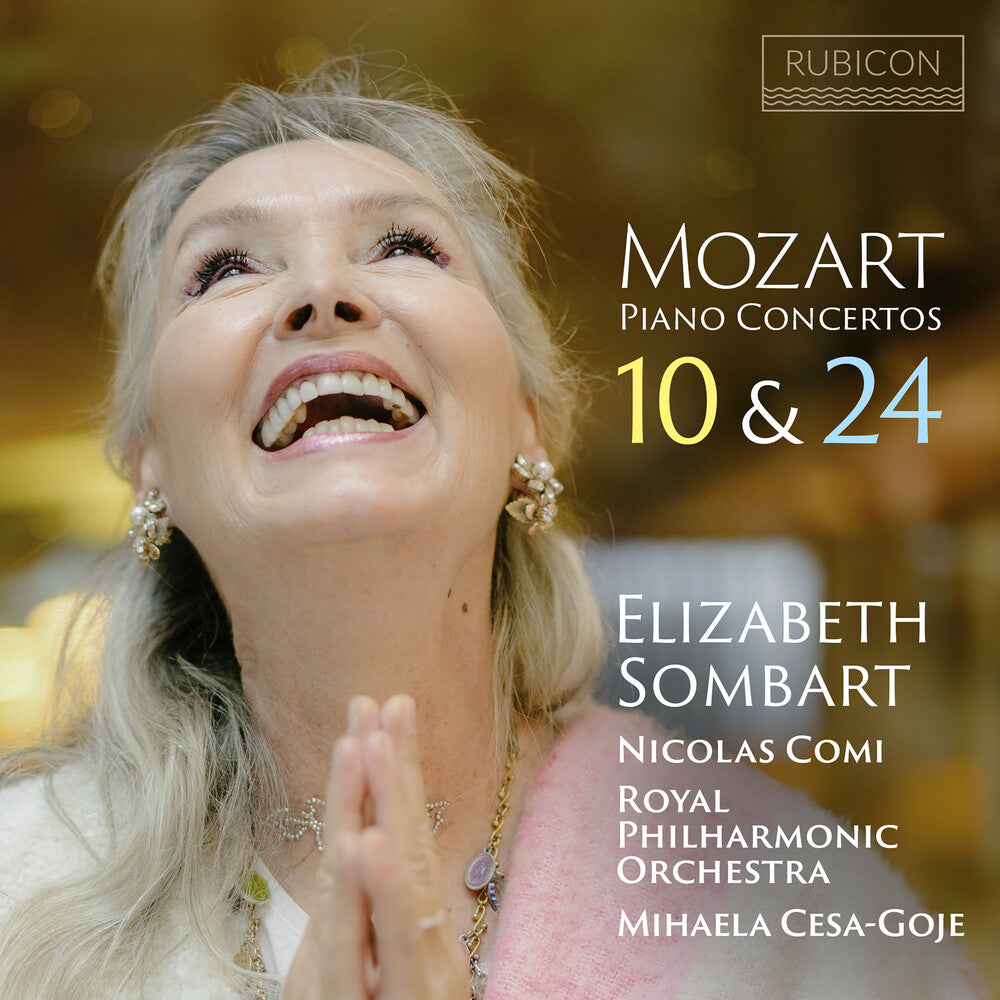 the album cover for Elizabeth Sombert  / Royal Philharmonic Orchestra - Mozart: Piano Concertos 10 & 24