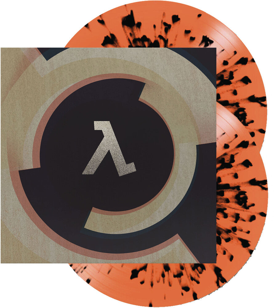the album cover for Valve - Half-Life: Alyx - O.S.T. [Indie Exclusive Orange with Black Splatter]