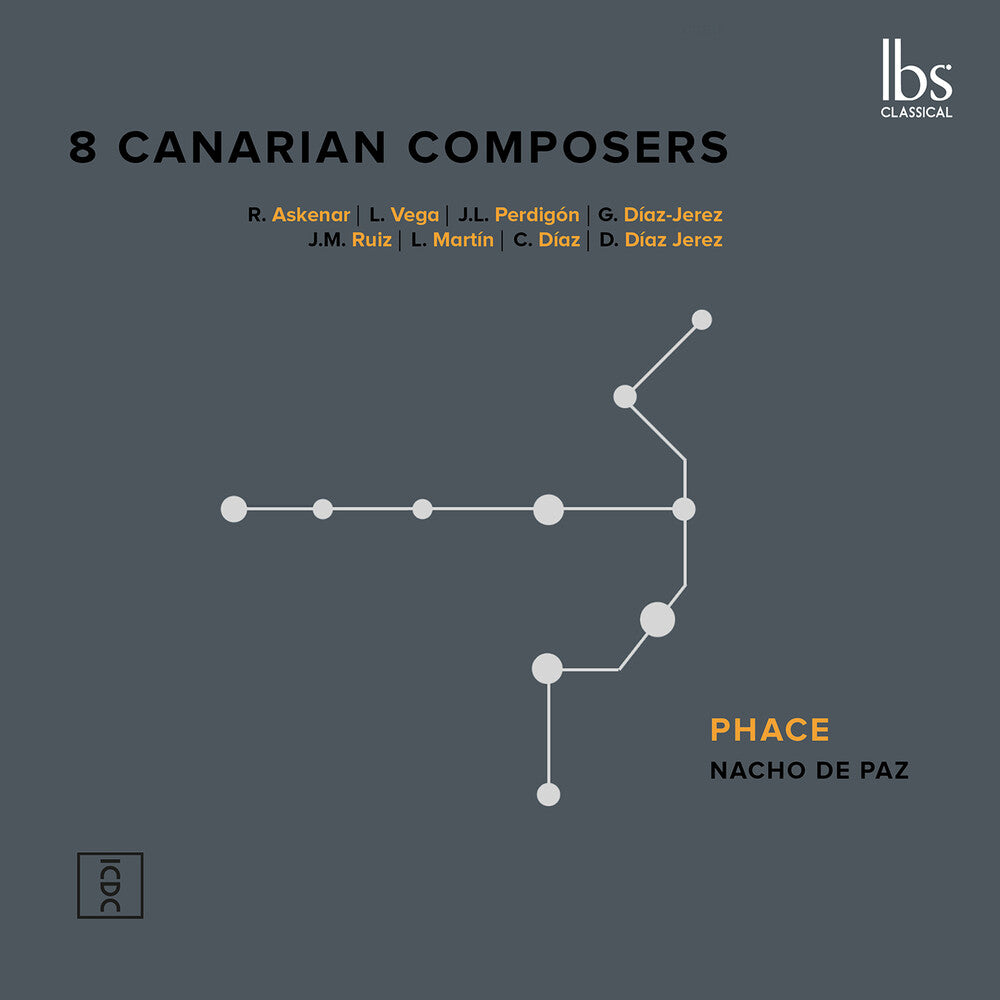 the album cover for Phace - 8 Canarian Composers