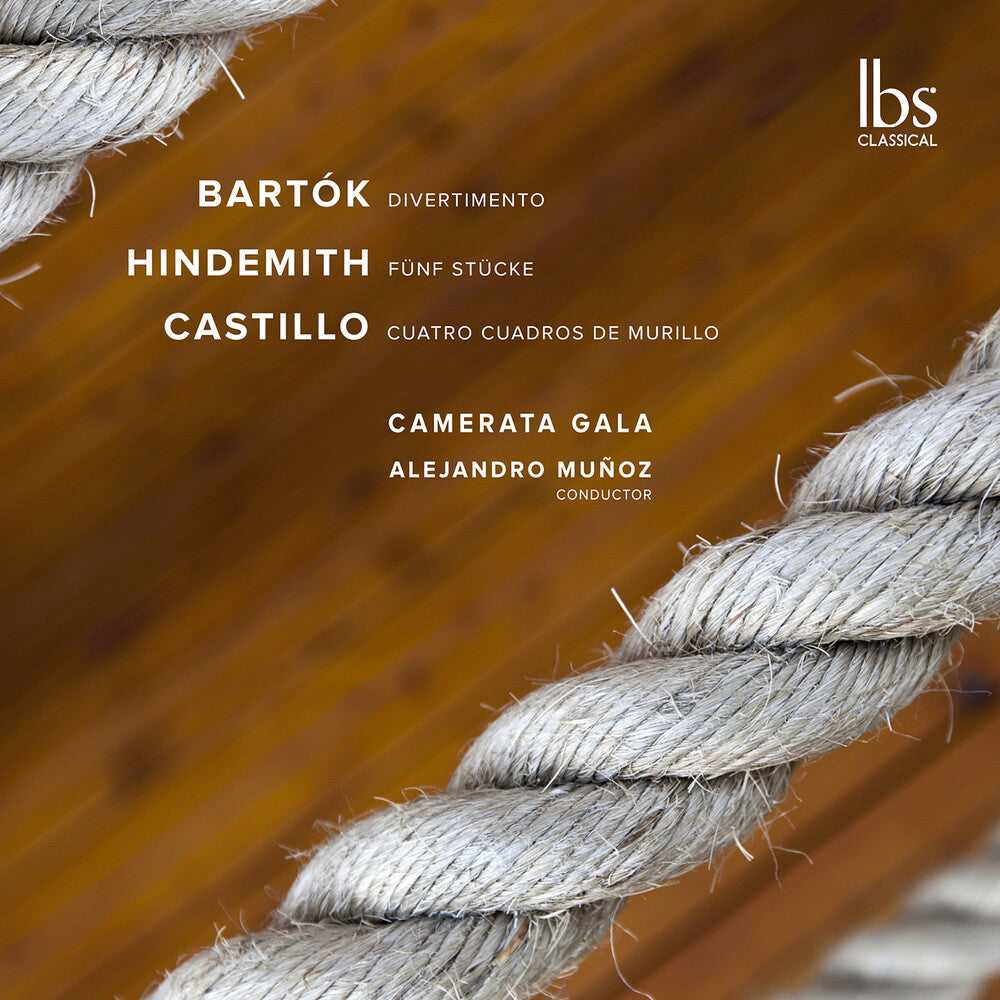 the album cover for Camerata Gala - Bartok Hindemith & Castillo: Str Works