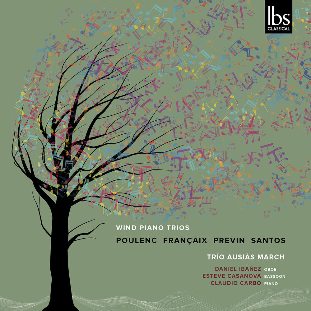 the album cover for Trio Ausias - Wind Pno Trios