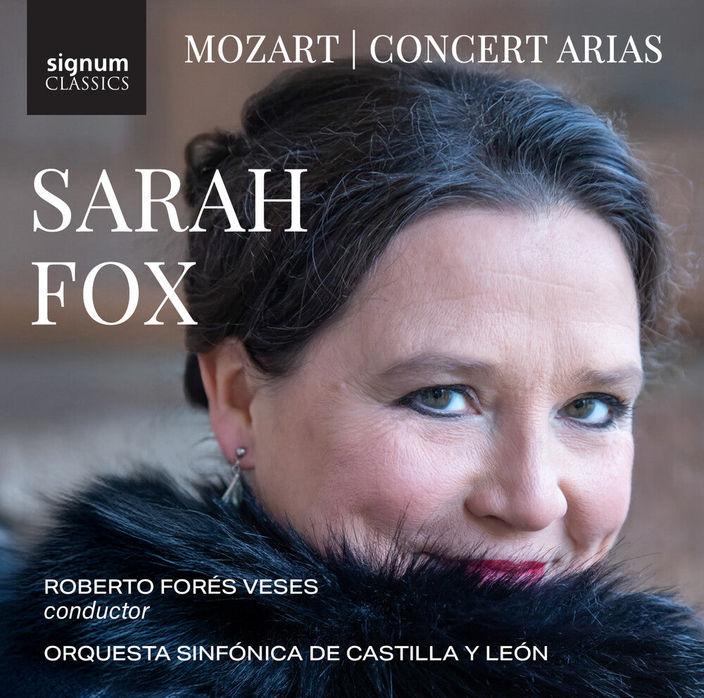 the album cover for Sarah Fox - Sarah Fox - Mozart Concert Arias