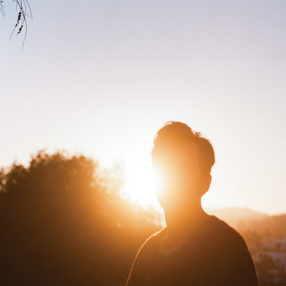 the album cover for Hrishikesh Hirway - In The Last Hour Of Light - Gold [Colored Vinyl] (Gol)