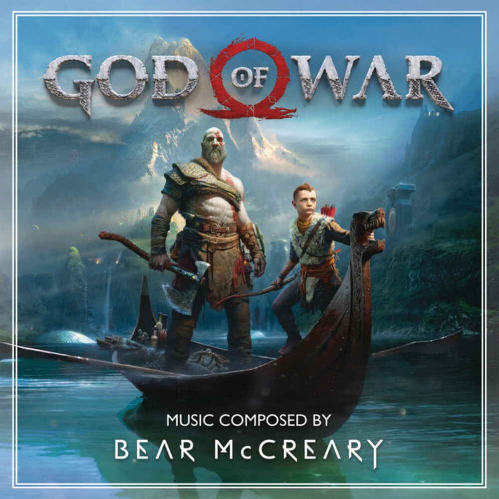 the album cover for Bear Mccreary  (Colv) (Ltd) (Ogv) (Trq) - God Of War - O.S.T. [Colored Vinyl] [Limited Edition] [180 Gram] (Trq)