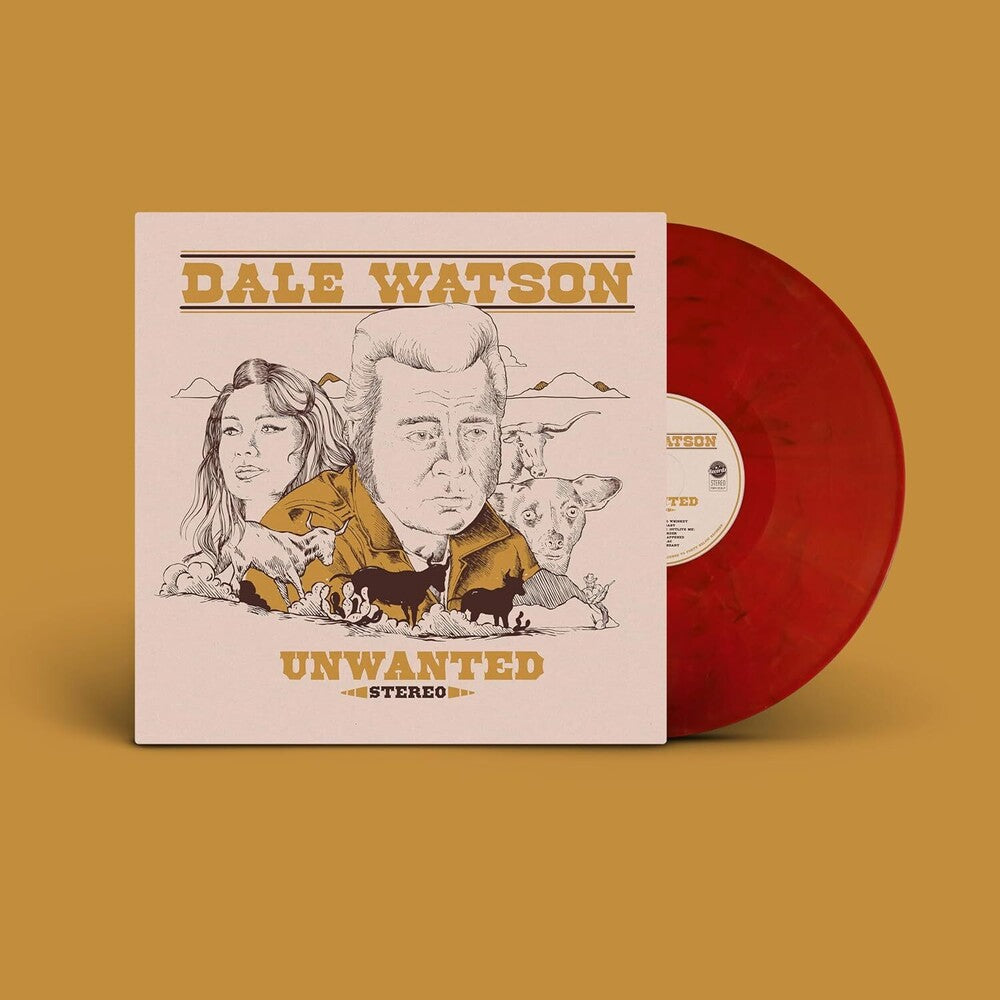 the album cover for Dale Watson - Unwanted [Colored Vinyl] (Red) (Auto)