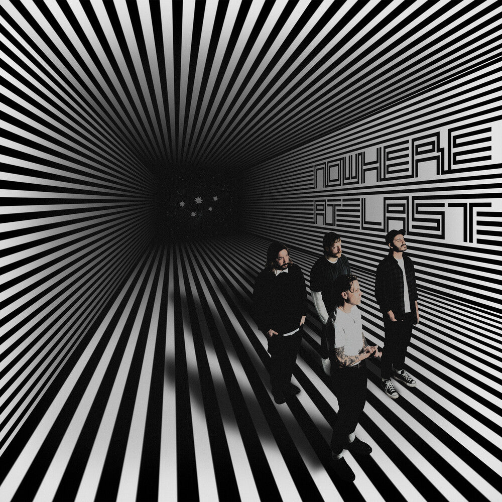 the album cover for Broadside - Nowhere At Last (Blk) [Clear Vinyl] (Grn) (Spla)