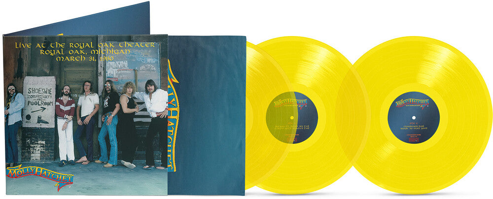 the album cover for Molly Hatchet - Live At The Royal Oak Theater, Royal Oak, Michigan