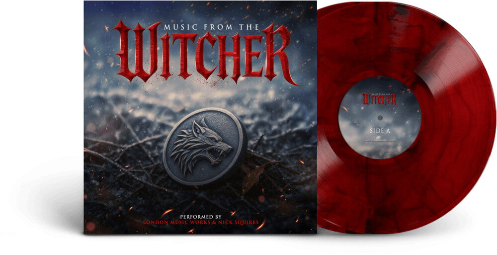 the album cover for London Music Works & Nick Squires (Colv) (Ltd) - Music From The Witcher [Colored Vinyl] [Limited Edition] (Red)