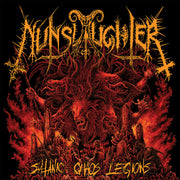 the album cover for Nunslaughter - Satanic Chaos Legions [Indie Exclusive Orange]