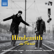 the album cover for Guilhem Kusnierek - Hindemith In Paris
