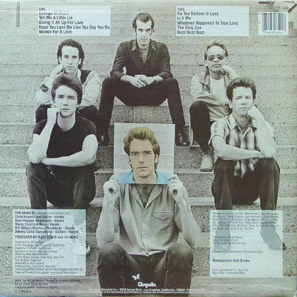 Huey Lewis & The News : Picture This (LP, Album, Club, RCA)