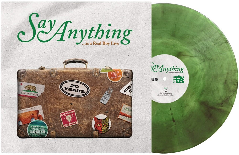 the album cover for Say Anything - Is A Real Boy (Live)