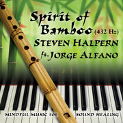 the album cover for Steven Halpern - Spirit Of Bamboo 432hz