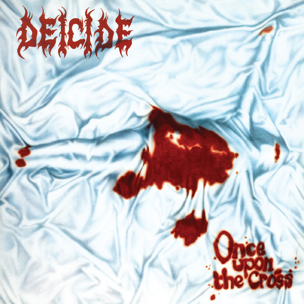 the album cover for Deicide - Once Upon The Cross - Remastered - Milky Clear