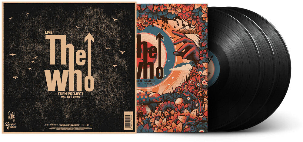 the album cover for The Who - Live at Eden Project July 25 2023 [Limited Eco-Friendly Re-Vinyl Gatefold]
