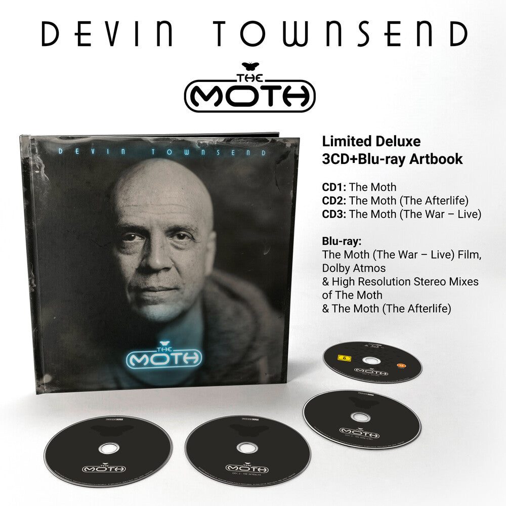 the album cover for Devin Townsend - The Moth [3CD + 1 Blu-ray]