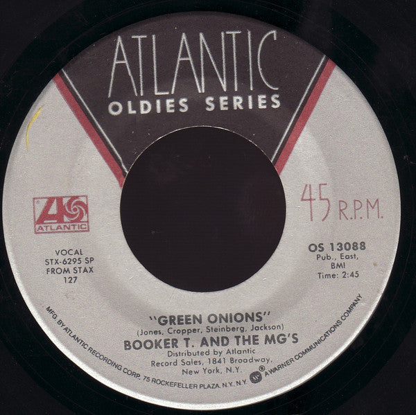 Booker T. & The MG's* : Green Onions / Chinese Checkers (7", Single, RE)
