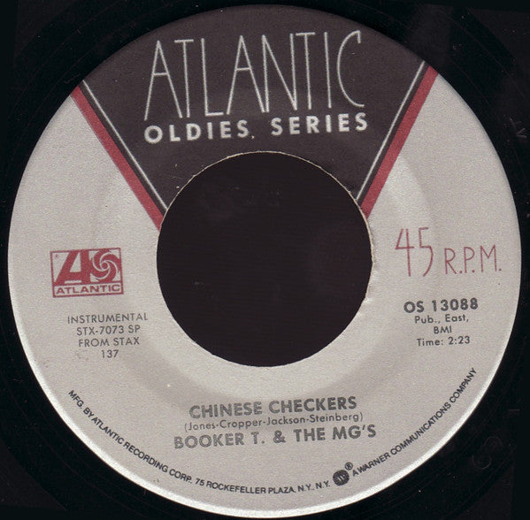 Booker T. & The MG's* : Green Onions / Chinese Checkers (7", Single, RE)