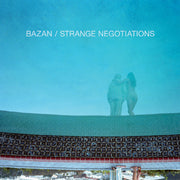 the album cover for David Bazan - Strange Negotiations - Aqua Blue (Blue) [Colored Vinyl]